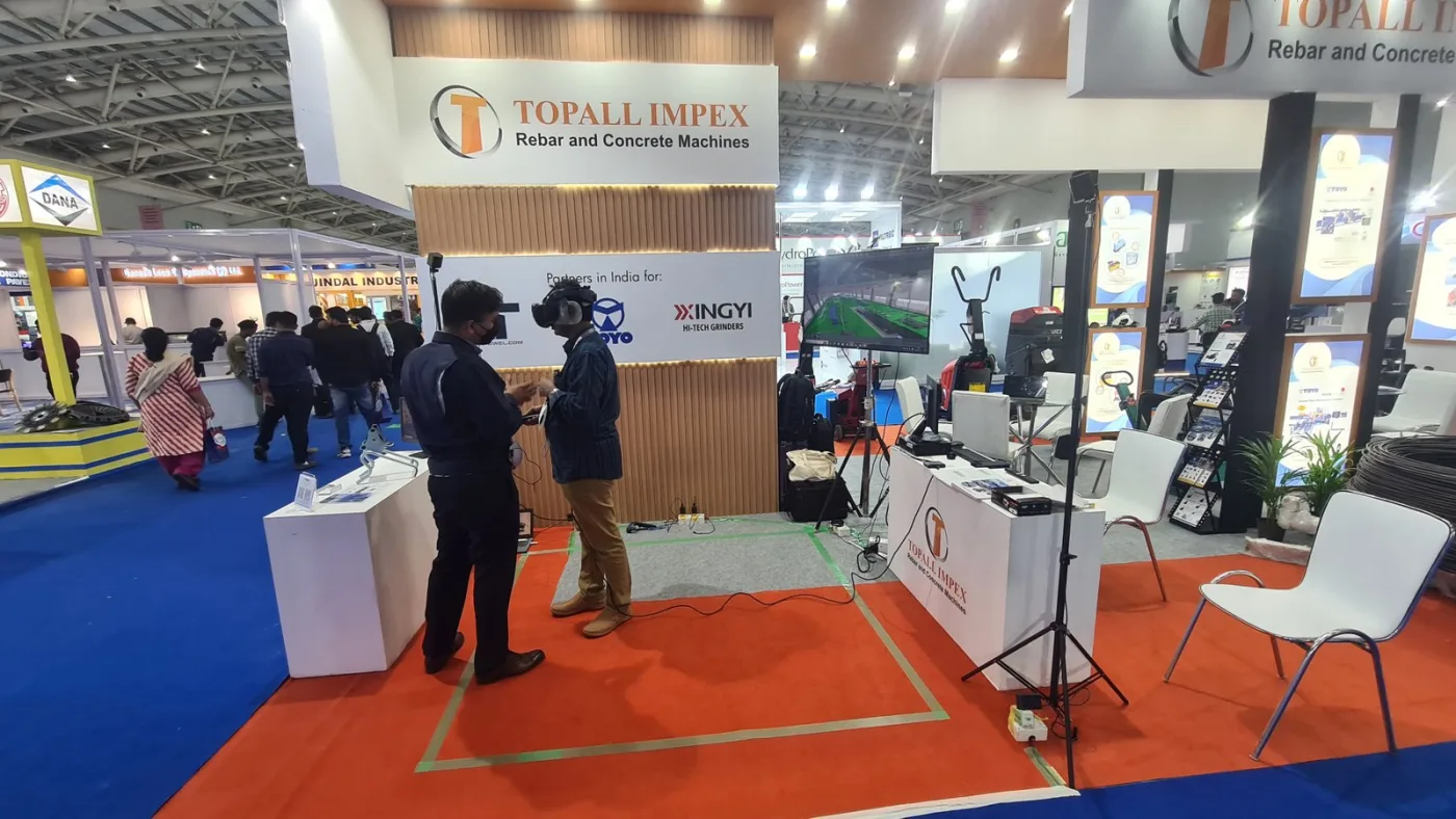 Excon India 2023 - Topall Impex stall, BIEC, Bengaluru