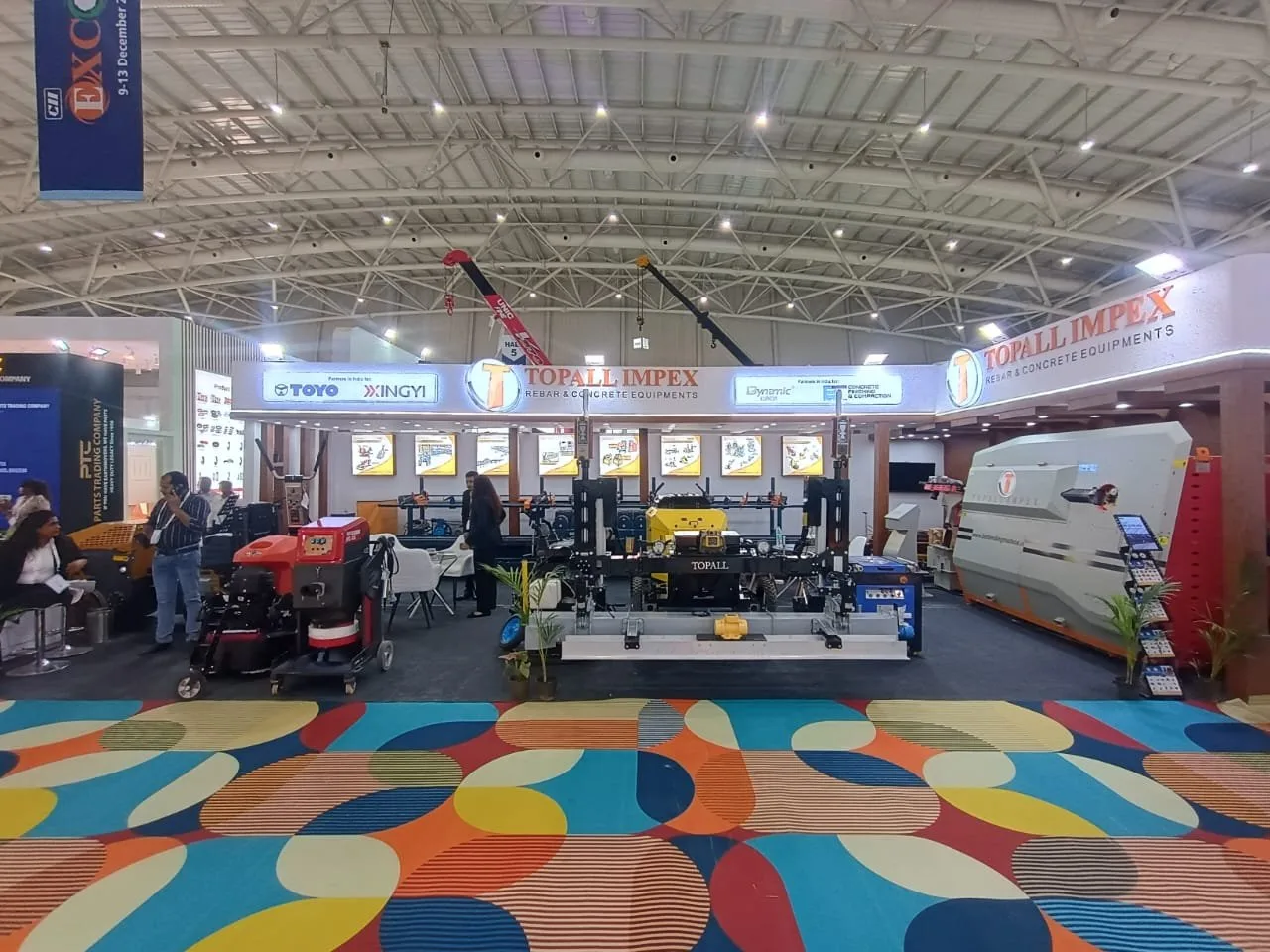 Excon India 2025 - Topall Impex stall, BIEC, Bengaluru