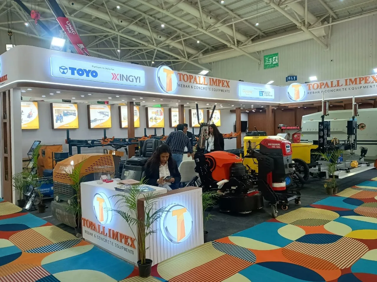 Excon India 2025 - Topall Impex stall, BIEC, Bengaluru